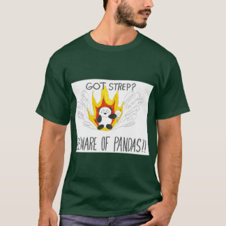 PANDAS Awareness Design on Green T-Shirt