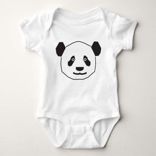 pandas baby bodysuit