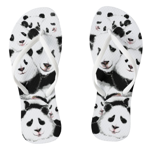 Pandas Flip Flops (Footbed)