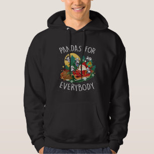Pandas for Everybody Christmas Cute Panda Hoodie