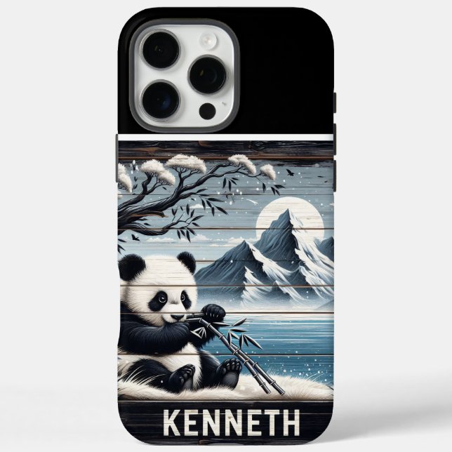 Panda's Forest Haven: Bamboo Indulgence Case-Mate iPhone Case (Back)