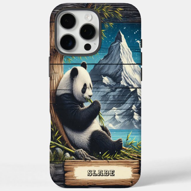 Panda's Forest Hideaway: Bamboo Meal Case-Mate iPhone Case (Back)