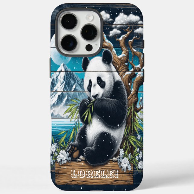 Panda's Forest Sanctuary: Bamboo Nourishment Case-Mate iPhone Case (Back)