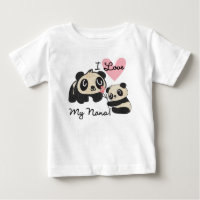 Pandas I Love My Nana