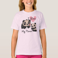 Pandas I Love My Nana