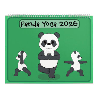 Pandas in Yoga Poses Calendar