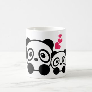 Panda Mugs | Panda Gift Ideas | Personalised Mugs