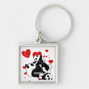 pandas "panda bears" "panda bear baby" "kawaii pan key ring