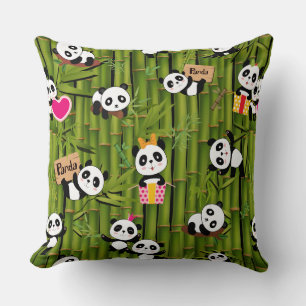 Panda's Pattern 2 Cushion