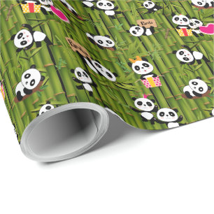 Panda's Pattern 2 Wrapping Paper