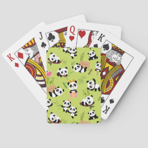 Panda's Pattern 3 Playing Cards