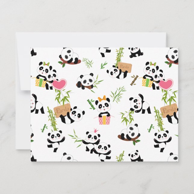 Panda's Pattern Card (Front)