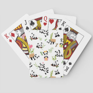 Panda's Pattern Playing Cards