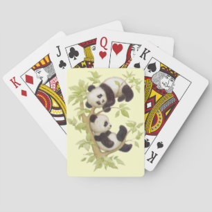 Panda's Playing in a Tree Cards