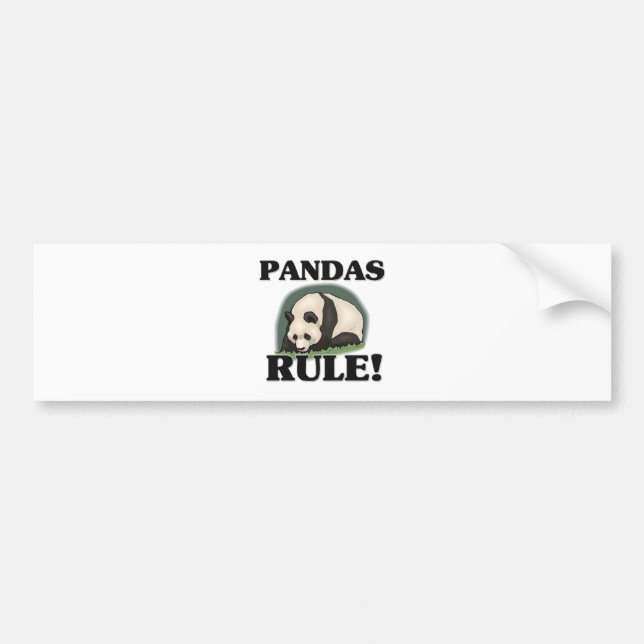PANDAS Rule! Bumper Sticker (Front)