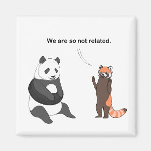 Pandas: So Not Related Magnet