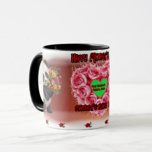 Pandas wish you a Happy Mother's Day on a Colourfu Mug