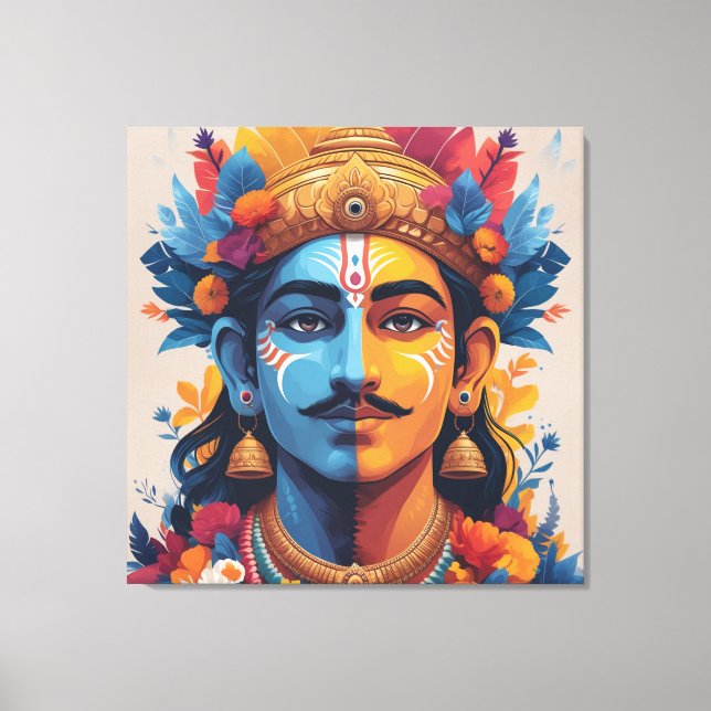 Pandav Leela Canvas Print (Front)