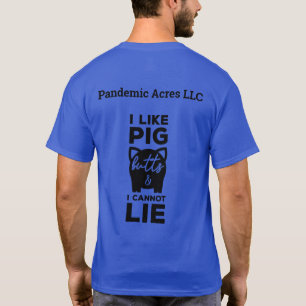 Pandemic Acres Pig Butts Adult T-Shirt