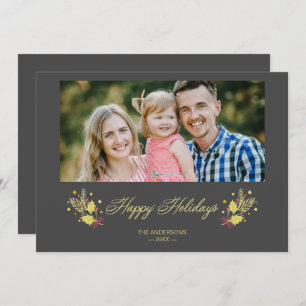 Pandemic Classic Happy Holidays Custom Photo