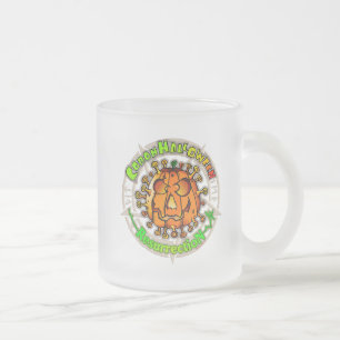 Pandemic Halloween Frosted Glass Coffee Mug