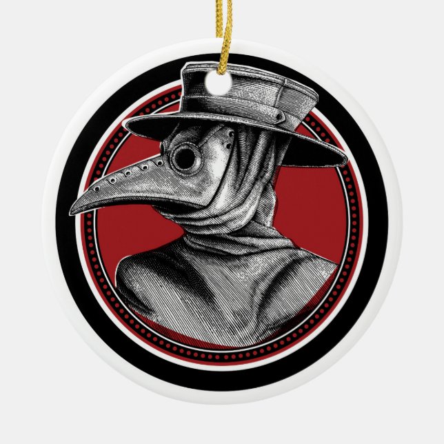 Pandemic Ornament Plague Doctor 2020 (Front)