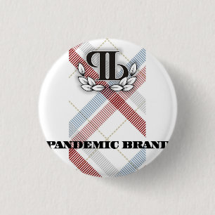 Pandemic Plaid Button