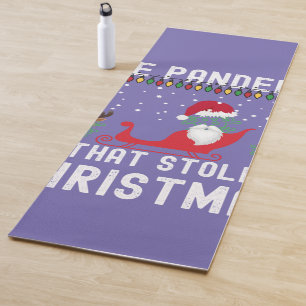 Pandemic That Stole Christmas 2022 Ugly Tacky Xmas Yoga Mat