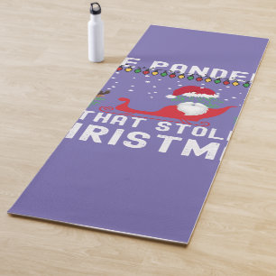 Pandemic That Stole Christmas 2022 Ugly Tacky Xmas Yoga Mat
