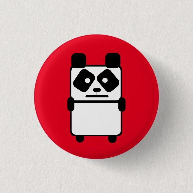 Pandie Bear 3 Cm Round Badge (Front)