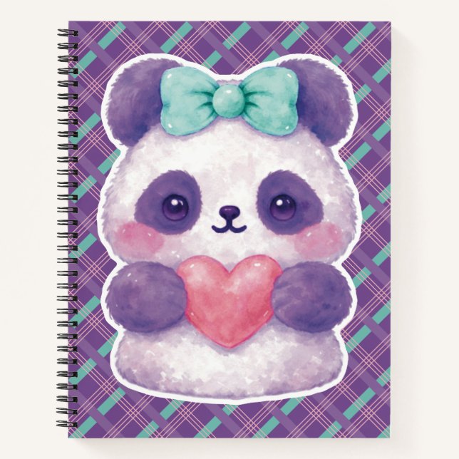Pandie Heart Notebook (Front)