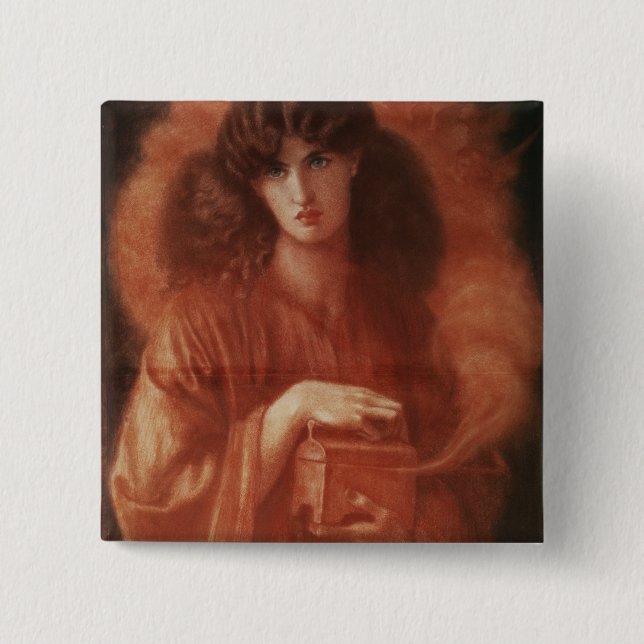 Pandora, 1869 15 cm square badge (Front)