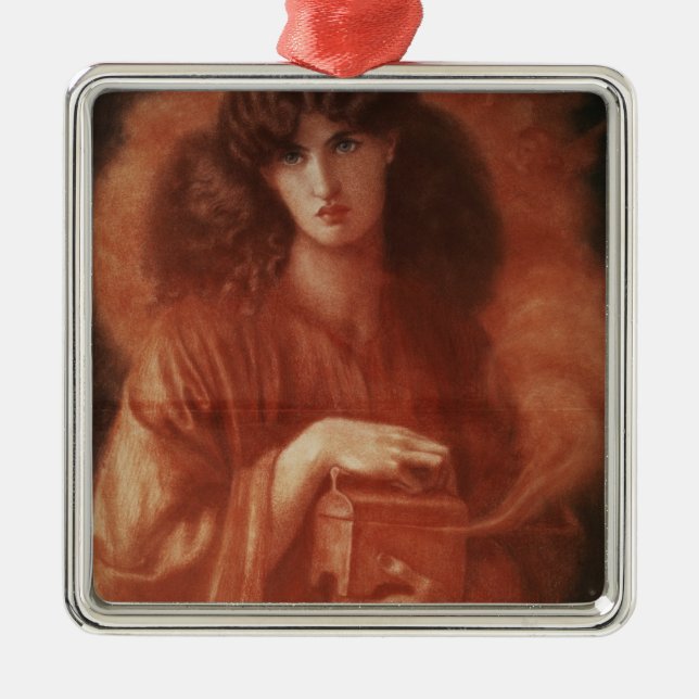 Pandora, 1869 metal tree decoration (Front)