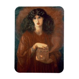 Pandora, 1871 (oil on canvas) magnet