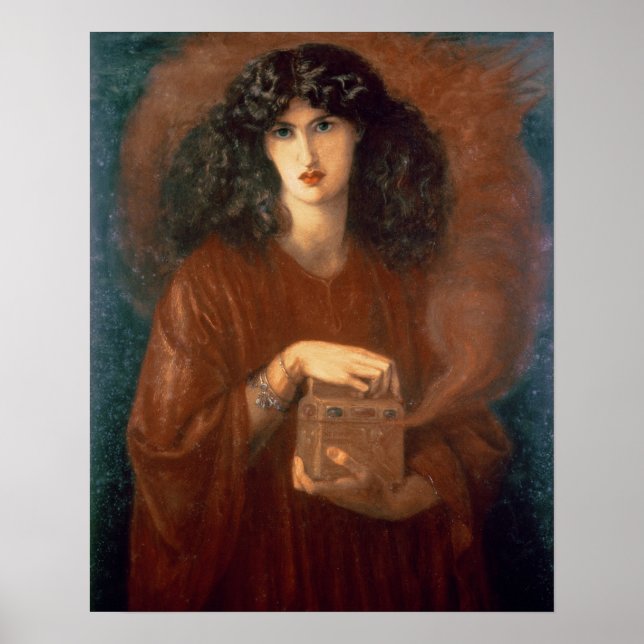 Pandora, 1871 (oil on canvas) poster (Front)