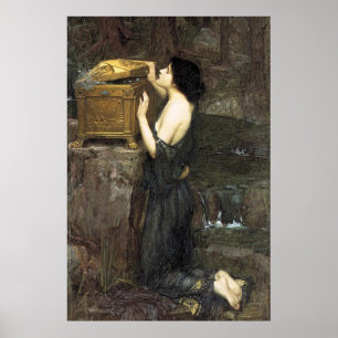 PaNDoRA, by John William Waterhouse, 1896 Poster