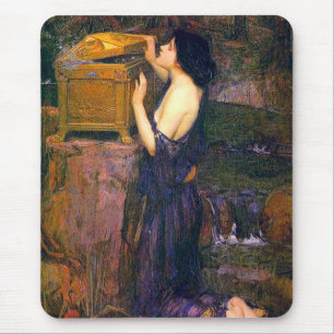 Pandora by John William Waterhouse Mouse Mat