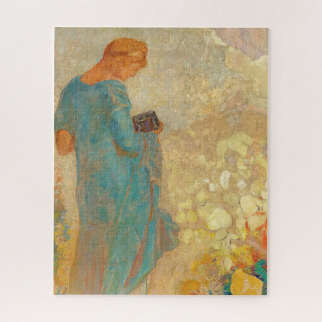 Pandora by Odilon Redon  Jigsaw Puzzle (Vertical)