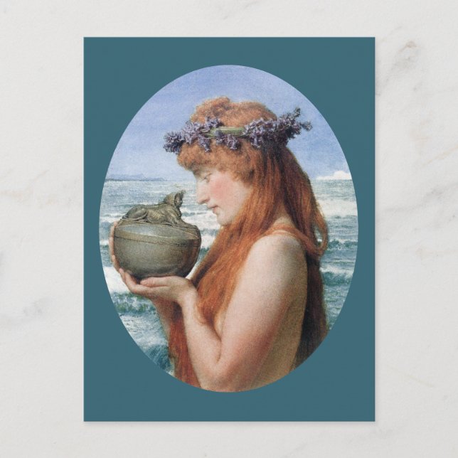 Pandora by Sir Lawrence Alma-Tadema Postcard (Front)
