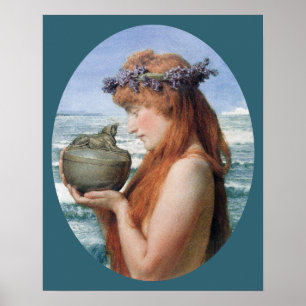 Pandora by Sir Lawrence Alma-Tadema Poster