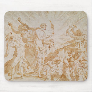 Pandora opening the box mouse mat
