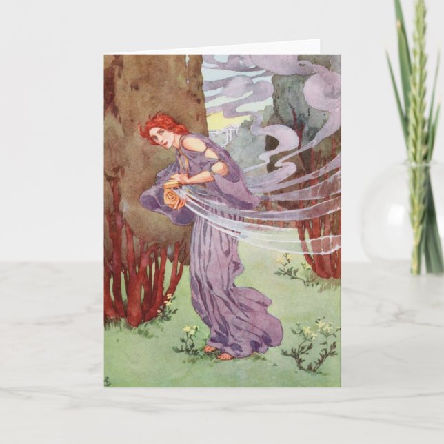 Pandora Opens the Box by Helen Stratton Card (Front)