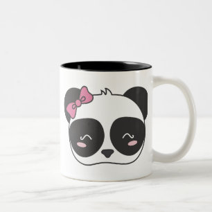 Pandora, The Adorable Panda Two-Tone Coffee Mug