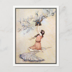 Pandora's Box by Warwick Goble Postcard