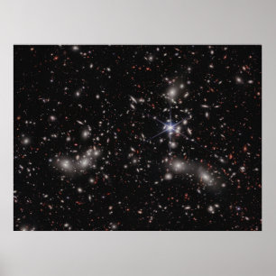 Pandora's Cluster   Abell 2744   JWST Poster