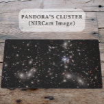 Pandora's Cluster JWST Image Astronomy Desk Mat<br><div class="desc">Embark on an extraordinary cosmic journey with the Pandora's Cluster Astronomy Desk Mat. This awe-inspiring desk mat features a breathtaking image captured by NASA's James Webb Space Telescope, showcasing Pandora's Cluster, a galaxy cluster that dazzles with tens of thousands of deep space sources of light, including galaxies and stars. The...</div>