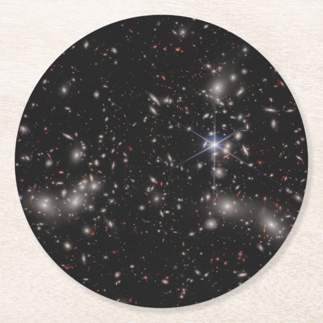 Pandora's Cluster Round Paper Coaster (Front)