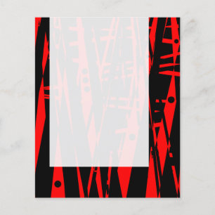 Panel 020 - Abstract in Red and Black