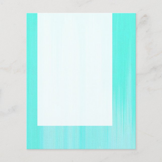 Panel 046 - Painted Turquoise Flyer (Front)