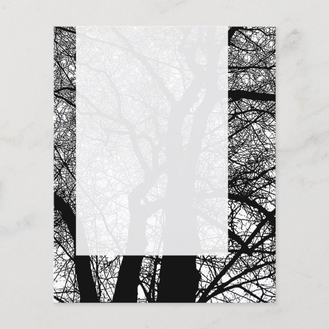 Panel 054 - High Contrast Tree Flyer (Front)